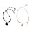 Collier de perles avec pendentif étoile, élégant, Style-Noir 2