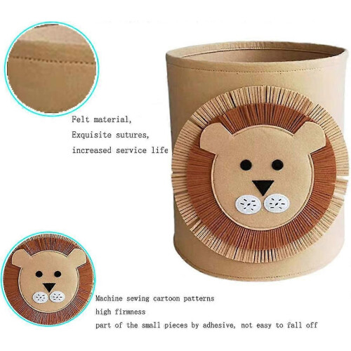 Felt Basket Toy Storage Organizer Collapsible 1