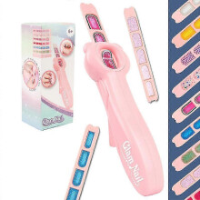 Girls DIY Nail Machine with Nail Stickers Multi-function Color Press Grinder Girls Makeup Toy Gift