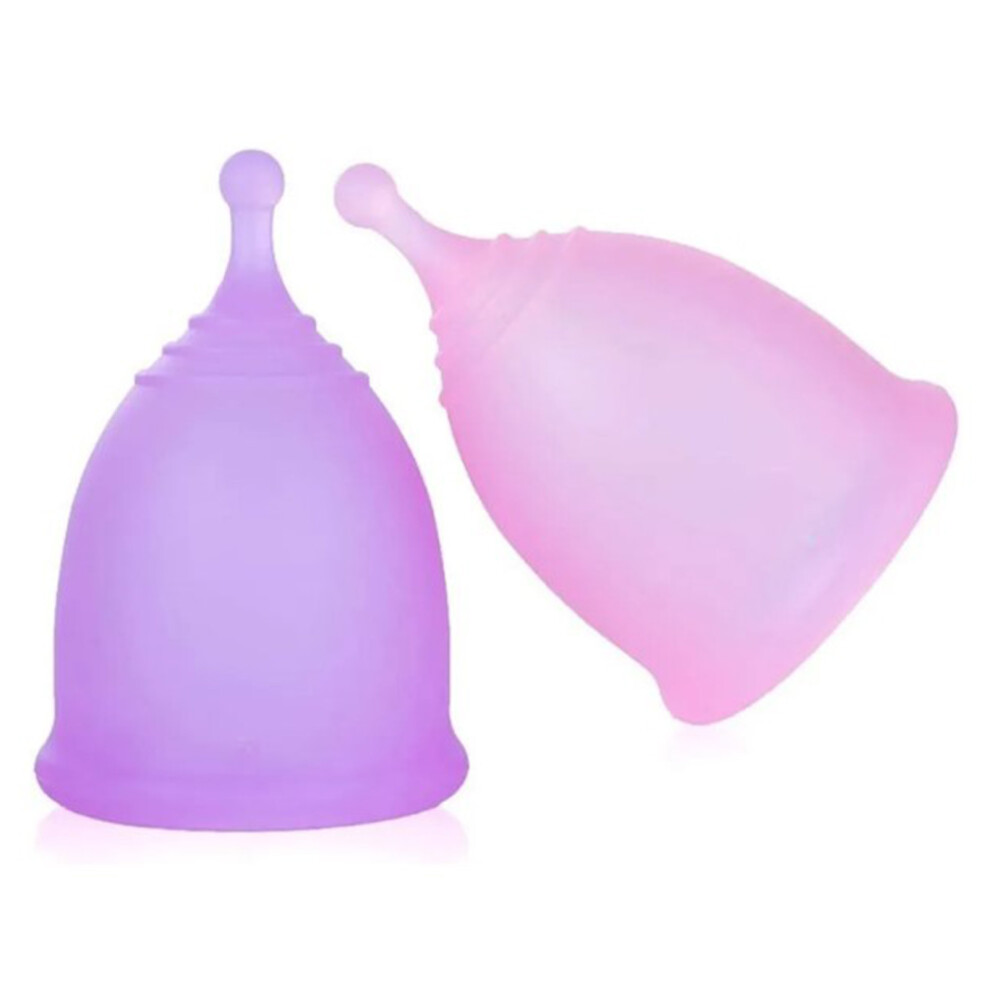 Silicone Menstrual Cup Large Capacity, 8x5cm, Soft & Reusable