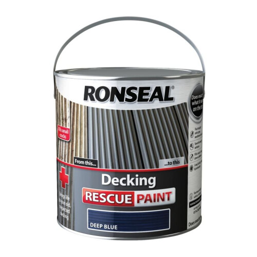 Ronseal Ronseal Ultimate Protection Decking Paint Deep Blue 2.5 litre 39147