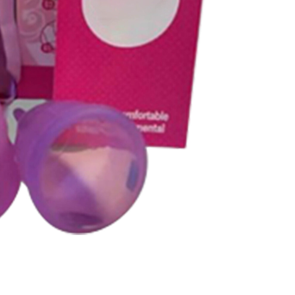 2 Pcs Large Capacity Soft Silicone Menstrual Cups, 8x5cm