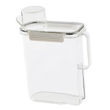 Laundry Detergent Dispenser 18x29cm Plastic Storage Bin With Lid And Spout For Liquid Detergent And Powder Laundry Room