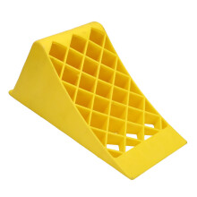 performance wheel chock, yellow  plastic wheel stopper for cars, trailers, RVs