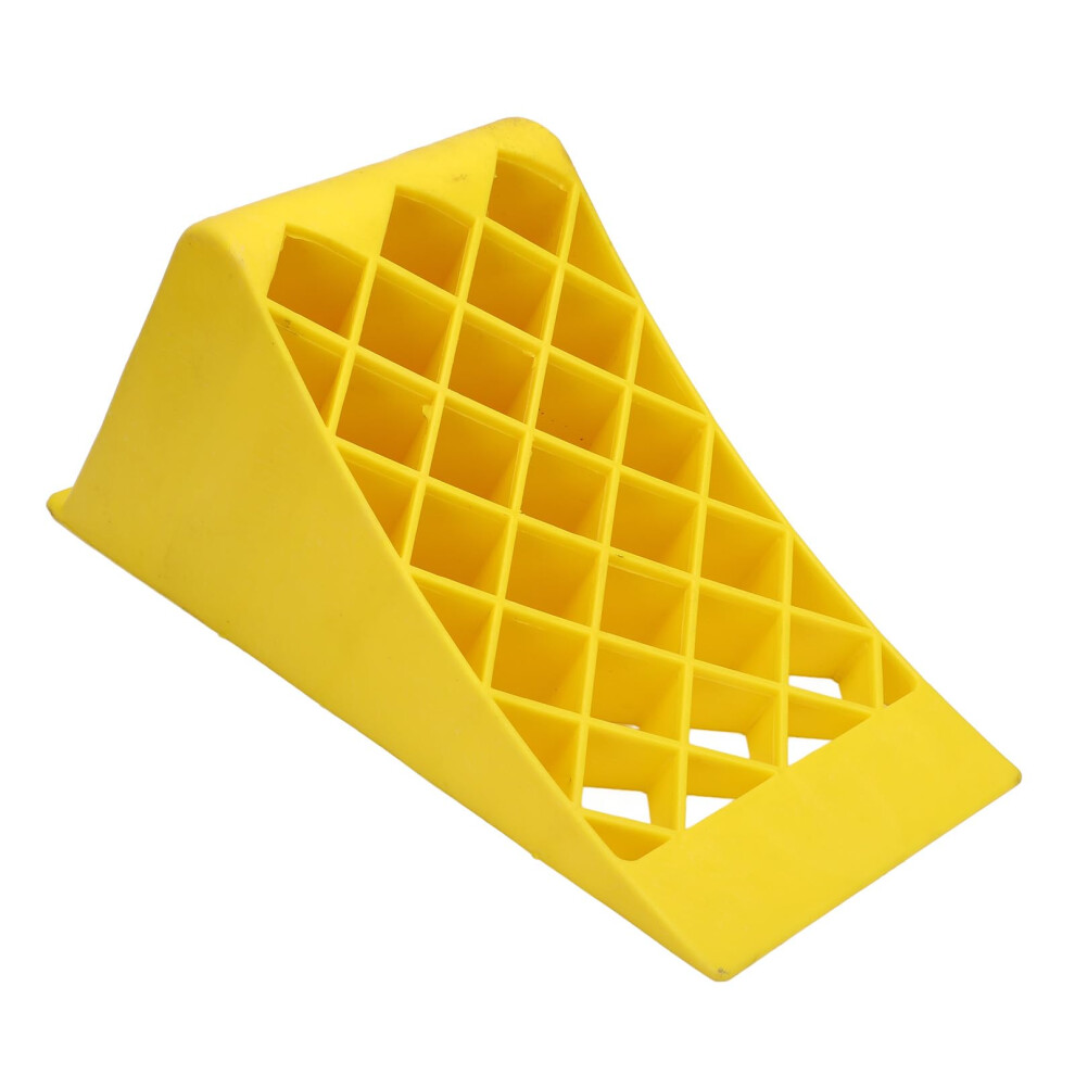 Performance Wheel Chock, Plastic Wheel Stopper For Cars, Trailers, Rvs Yellow 9426802454604