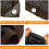 Shade net for greenhouses, sun shade net, 2x3M Black 4
