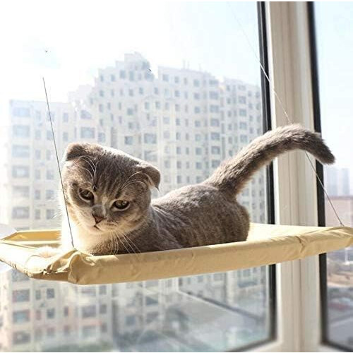 Cat Window Perch Hammock Bed Window Mounted Cat Hammock Durable Easy To Clean Space Saving Cat Bed Hammock 1