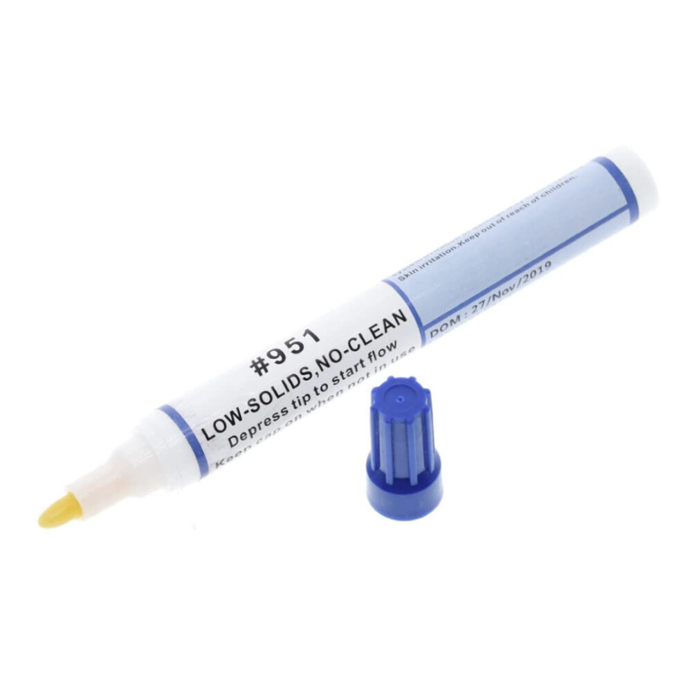 Soldering Rosin Flux Pen 951 Non-Clean 10Ml Low-Solid For Electronics Diy Welding Wire Repair And Tabbing 9382693779687