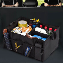 Grand sac de rangement étanche pour coffre de voiture 560x390x265mm, pliable, en Oxford