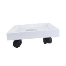 1PC Movable Flower Pot Coaster with Universal Wheels Square Waterproof Rolling Tray for Potted Plants for Indoor and Outdoor Use