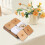 Ceramic Appetizer Serving Platter with Bamboo Tray, Divided Serving Dishes with Bamboo Cover for Dip Veggies Candy Snacks, Multi-Functional Serving 3