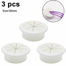 Eight-Petaled Desk Grommet, 50Mm/60Mm Diameter For Easy Installation And Efficient Cable Management On Your Office PC Desk