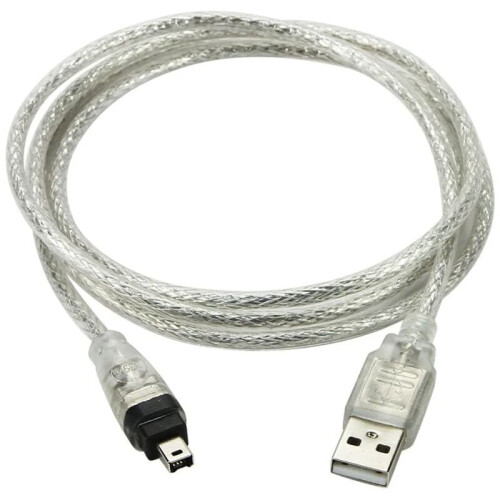 Καλώδιο USB αρσενικό σε 4p1394Point Ieee1394Firewire, χυτευμένη ανακούφιση τάσης που προσφέρει