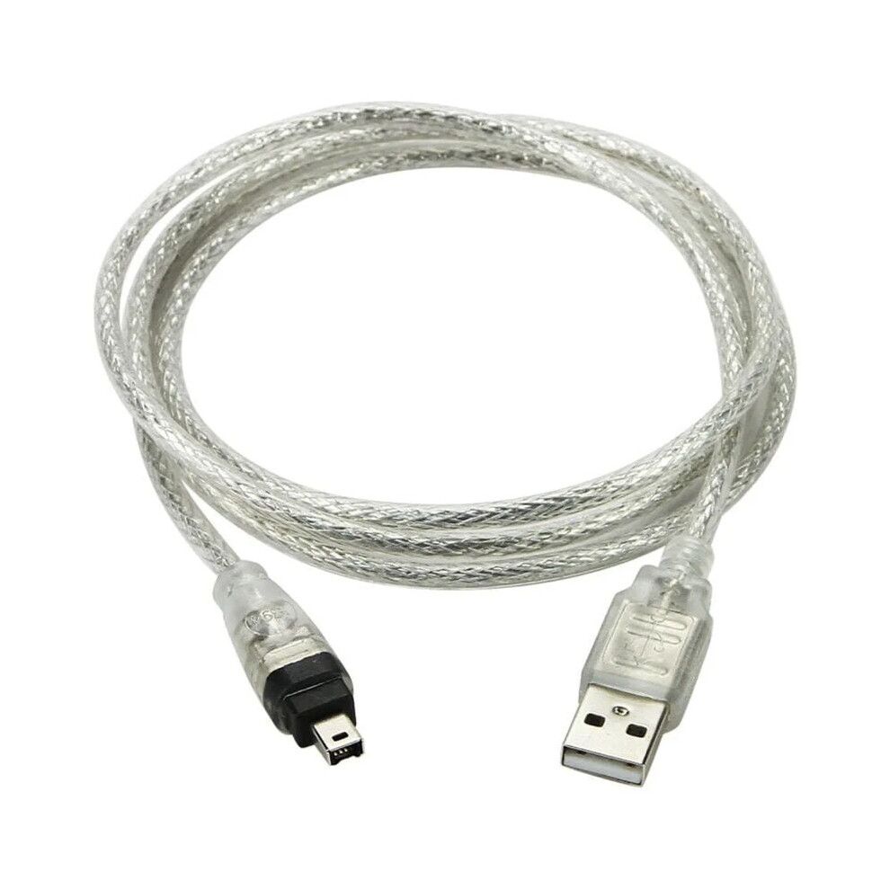 Firewire Ieee 1394 Data Cable, Camcorder To Laptop Connector With Ieee 1394 Transfer Rates 100/200/400 Mbits For Efficient Editing Sessions 9482726653004