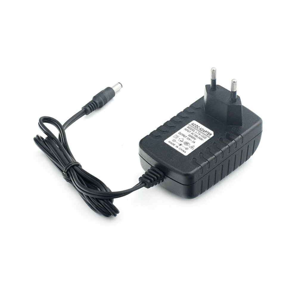 Versatile Power Adapter, 12V 2A Ac To Dc Transformer For Led Strip Lights, Ul Listed Wall Charger With Stable Voltage Output 9433291732625