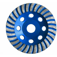 Turbo Row Cup per una levigatura rapida e uniforme, mola diamantata per calcestruzzo da 125 mm, nucleo in acciaio resistente e di alta qualità per