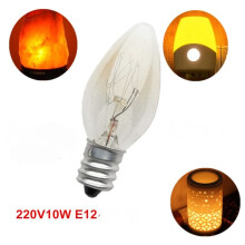 Ampoules de rechange incandescentes transparentes, 15 W, longue durée de vie, culot E12, pour lampes de sel et luminaires incandescents, compatibles