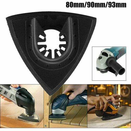 Finger Sanding Pads, Compatible Multiple Brands Oscillating Sanding Pad for Quick Release System, 4 Pieces 90mm High-quality Materials for Wide Range 2