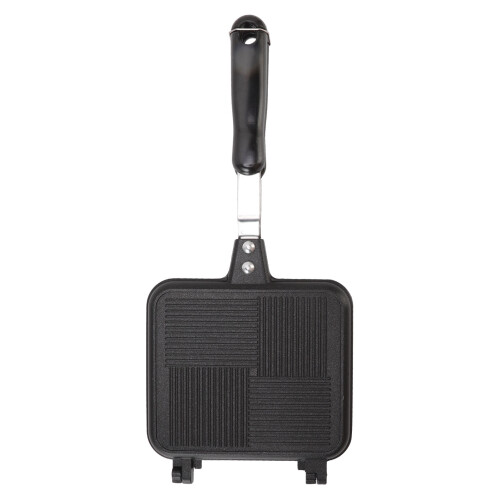 Panini Grill με σύστημα κλειδώματος για εύκολη αναστροφή, η αντικολλητική μηχανή 1