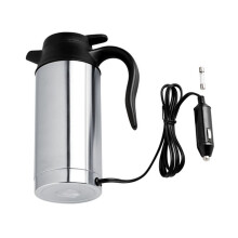 Bouilloire portable pour voiture, tasse chauffante avec arrêt automatique, idéale pour les voyages, chauffe l'eau en toute sécurité pour le thé