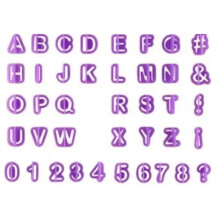 Versatile Food-Grade Plastic Cutters, Alphabet Cookie Cutters Set, Non-Stick & Easy To Demould, Perfect For Diverse Decoration Needs, Ideal For