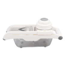 Stainless Steel Fruit & Vegetable Slicer with Adjustable Thickness Knob