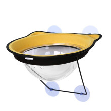 Cat Window Perches Window Mounted Cat Hammock Bed For Cats And Kittens With 4 Large Suction Cups Up To 20 Kg Yellow