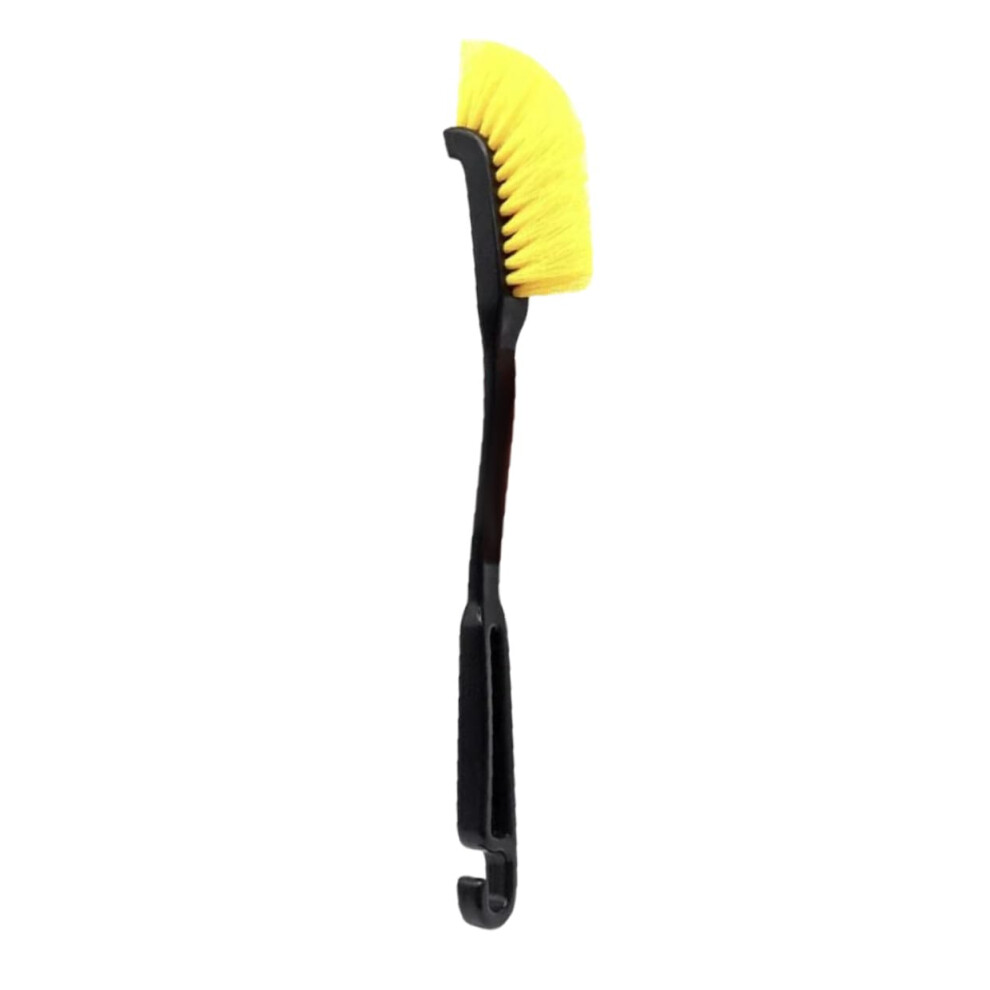 Car Wheel Cleaning Brush With Dense Bristles And Ergonomic Grip For Tire Detailing And Gap Cleaning 9426802524604