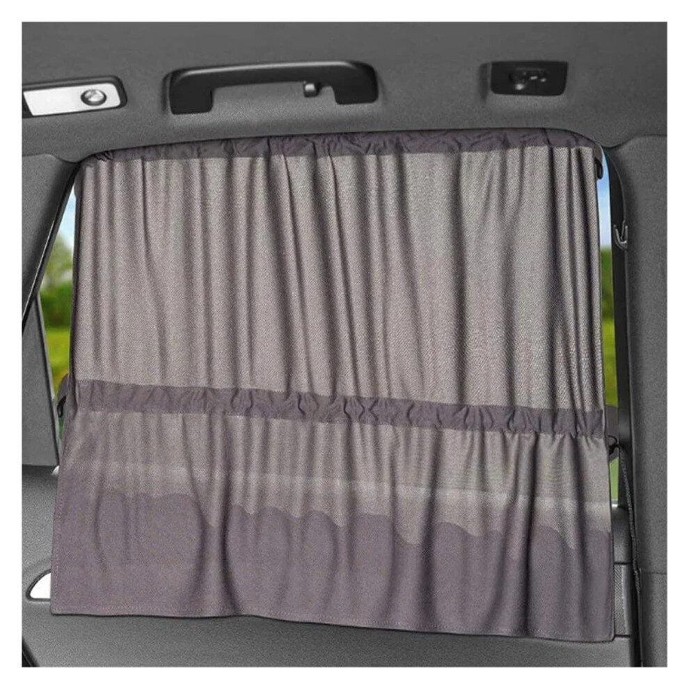 2 Pc Car Window Sunshade With Suction Cups Uv Protection Heat Insulation Privacy For Side Windows 9189345308901