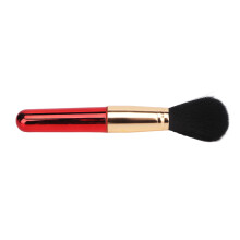 Waterproof Portable Electric Makeup Brush with Adjustable Soft Fiber, Red