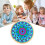 Gemstone Stacking Blocks  Wooden Pattern Building Blocks, Sparkling Puzzle Blocks 3