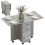 Homcom HOMCOM Folding Dining Table, Drop Leaf Table With Storage Drawers Grey Marble 2