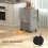 Homcom HOMCOM Folding Dining Table, Drop Leaf Table With Storage Drawers Grey Marble 7