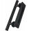 Sliding Barn Door Pull, Powder Coated, Solid Steel Material, Easy Installation, Double-Sided Design, Flush Finger Pull, Heavy Duty, Rustic Black 1