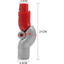 Adaptador inferior para limpeza profunda de móveis; design de liberação rápida facilita a limpeza embaixo de sofás e camas.