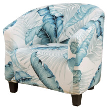 Washable Soft Chair Slipcovers, Stretch Armchair Slipcover with Durable Anti-wrinkle Fabric, Furniture Protector with High Stretch Elastic Edge and