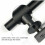 Sliding Barn Door Pull, Powder Coated, Solid Steel Material, Easy Installation, Double-Sided Design, Flush Finger Pull, Heavy Duty, Rustic Black 5