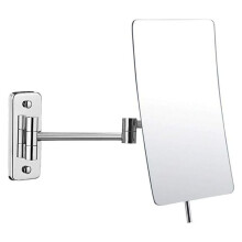 Miroir de maquillage simple face, miroir de beauté mural triple zoom avec miroir de maquillage à 360 degrés, parfait pour vos routines beauté
