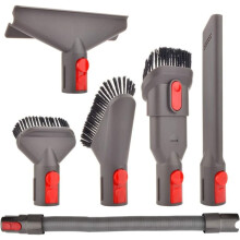 Kit de limpeza para casa e carro, acessórios para aspirador Dyson com removedor de fiapos e mangueira de extensão flexível.