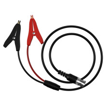 110 cm Testkabel mit BNC-Männchenstecker zum Kelvin-Clip Dual Clips Reiner Kupferdraht isoliert für Oszilloskop-Tests