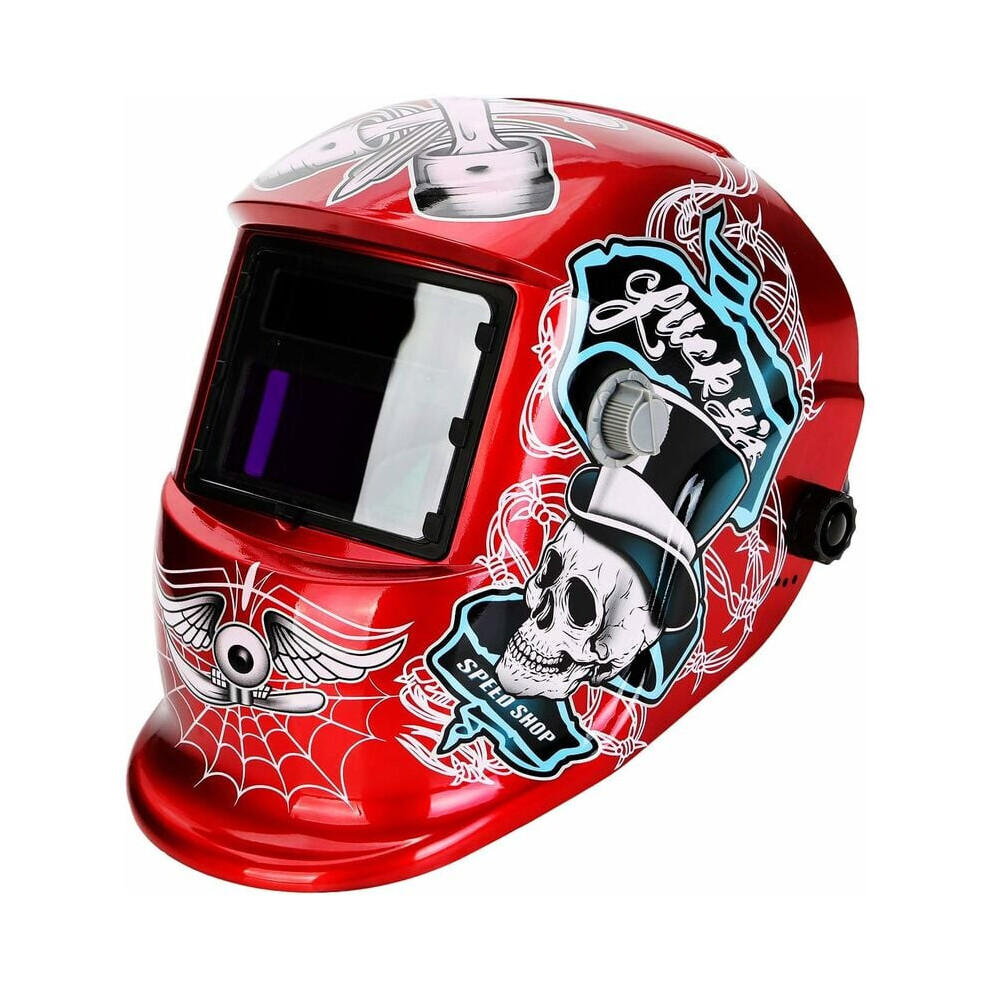 Welding Mask With Auto-Darkening Function, High Optical Clarity, Solar-Powered Welding Helmet, Adjustable Shade Filter For Mma, Mig, Mag, And Tig 9358999371719