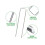 Heavy Duty Anti-Rust Stakes, Galvanized Landscape Staples For Multi-Purpose Outdoor Solutions (50 Pack) 3