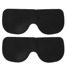 Máscara de dormir com design inovador, cobertura para os olhos em fibra de carvão de bambu respirável para um sono ininterrupto, formato