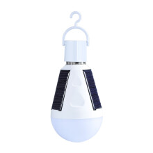 Solarbetriebene Lampe für den Innen- und Außenbereich, tragbare wiederaufladbare LED-Lichtquelle mit gleichmäßiger Lichtverteilung,