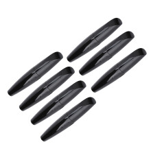 7 Stück DIY Mascara Tube 15ml Glänzendes Schwarz 127mm Weicher Pinsel