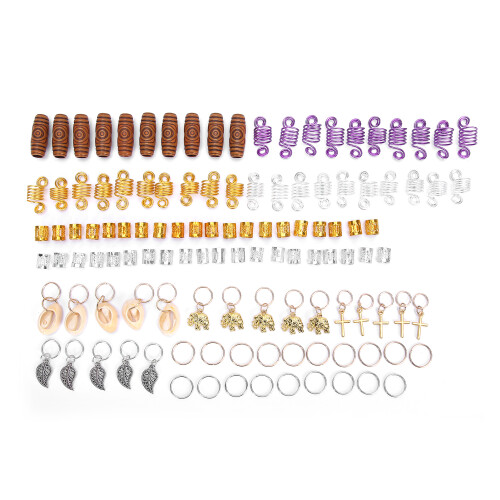 Versatile Hairstyle Jewelry, Adjustable Braiding Accessories, Durable Reusable Dreadlocks Beads, High-Quality Material For Exquisite Surface Pattern,