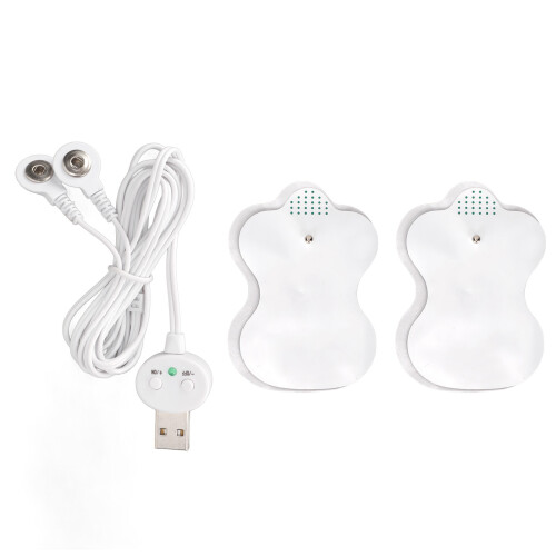 Eletrodos de eletroterapia compatíveis com o aparelho TENS da Omron. Eletrodos autoadesivos e reutilizáveis para alívio da dor. Duráveis e