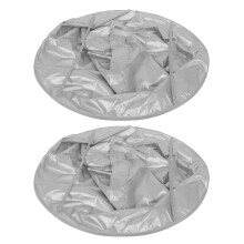 Copertura fai-da-te per tagliare i capelli per bambini e adulti, mantello da barbiere impermeabile e traspirante con ombrello raccogli-capelli,