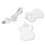 Eletrodos de eletroterapia compatíveis com o aparelho TENS da Omron. Eletrodos autoadesivos e reutilizáveis para alívio da dor. Duráveis e 4