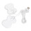 Eletrodos de eletroterapia compatíveis com o aparelho TENS da Omron. Eletrodos autoadesivos e reutilizáveis para alívio da dor. Duráveis e 6
